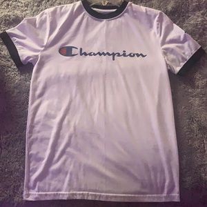 white champion t-shirt